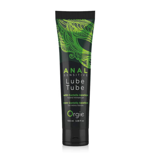 Orgie Lube Tube Anal Sensitive Hybrid Water Silicone Lubricant 100ml 5600298351010 Boxview
