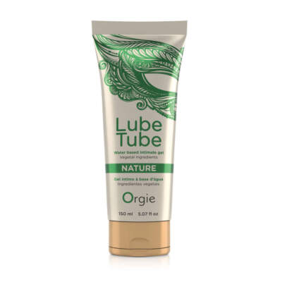 Orgie Lube Tube Nature Water based Lubricant 150ml 5600298351096 Boxview