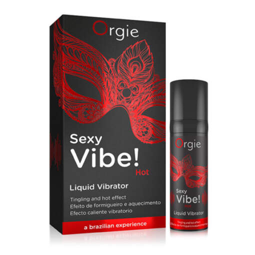 Orgie Sexy Vibe HOT Liquid Vibrator Hot Tingling Arousal 15ml 5600298351119 Multiview