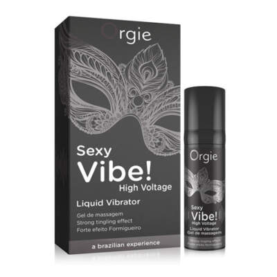 Orgie Sexy Vibe Liquid Vibrator High Voltage Strong Tingling Arousal 15ml 5600298351126 Multiview