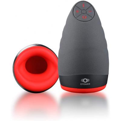 Otouch Chiven Heating VIbrating Male Masturbator Cup Grey Red OTCHIVEN18 6972931360109 Detail