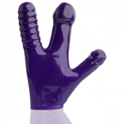OxBalls – Claw Pegger Dildo Glove (Eggplant)