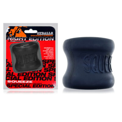 Oxballs Squeeze Ball Stretcher Silicone Night Edition Black OX 3011 NGT 840215121820 Multiview