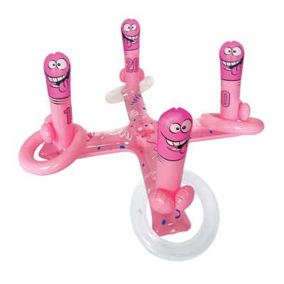 Ozze Creations Inflatable Pecker Ring Toss Game Pink FLO 03 623849033154 Detail