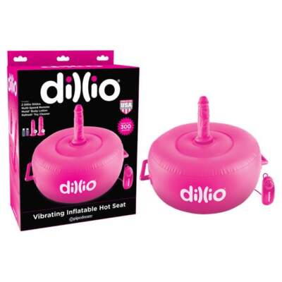 PD5381-11 - Pipedream Dillio Vibrating Inflatable Hot Seat Pink
