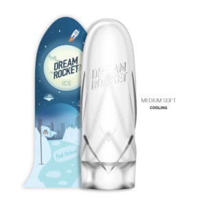 Peak Performa Dream Rocket Stroker Sleeve Transparent ICE