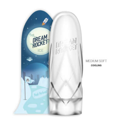 Peak Performa Dream Rocket Stroker Sleeve Transparent ICE