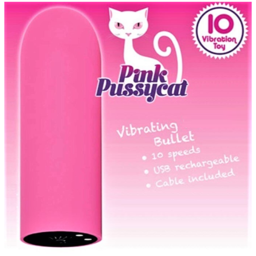 Pink Pussycat Rechargeable Bullet Vibrator PPSB 635638257320 Detail