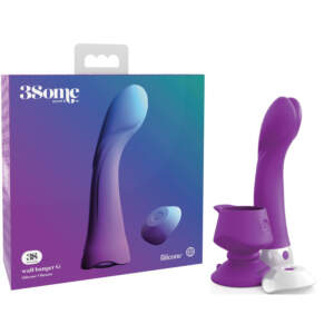 Pipedream 3Some Wall Banger G Remote Vibrator Purple PD7071 12 603912761733 Multiview