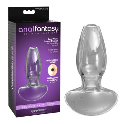 Pipedream Anal Fantasy Elite Glass Beginners Anal Gaper Clear PD4788 20 603912760002 Multiview