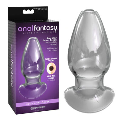 Pipedream Anal Fantasy Elite Glass Mega Anal Gaper Clear PD4790 20 603912760057 Multiview