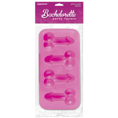 Pipedream Bachelorette Party Favors Pecker Jello Shooters Tray Pink PD6322 02 603912290196 Boxview