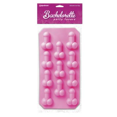 Pipedream Bachelorette Party Favors Silicone Penis Ice Cube Tray Pink PD6323-11 603912298352