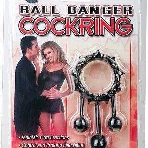 Pipedream- Ball Banger Cockring Black PD2272-23 603912200904