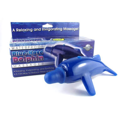 Pipedream Blue Nose Dolphin Waterproof Massager PD3019-00 603912184242