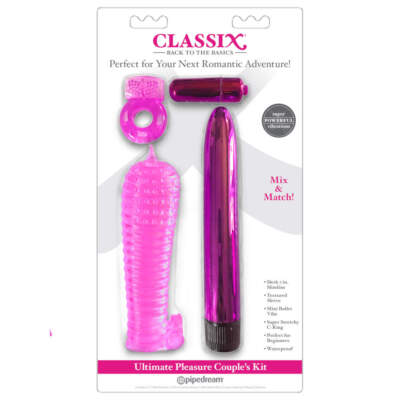 Pipedream Classix Ultimate Pleasure Couples Kit Pink PD1993 11 603912758993 Boxview