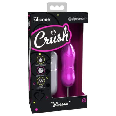 Pipedream Crush Blossom Remote Mini Egg Vibrator Fuchsia PD5255 34 603912743708 Boxview