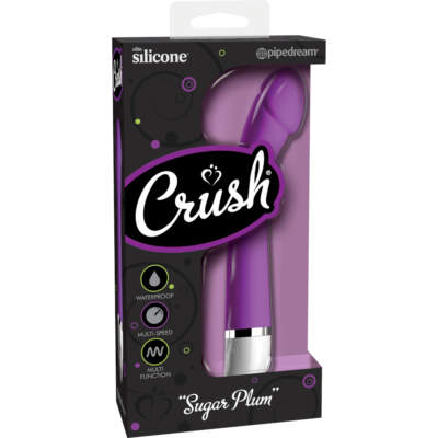 Pipedream Crush Sugar Plum Compact Vibrator Purple PD5222 12 603912350470 Boxview