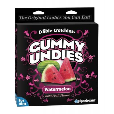Pipedream Edible Gummy Undies For Him Watermelon Flavour PD7509-68 603912153132