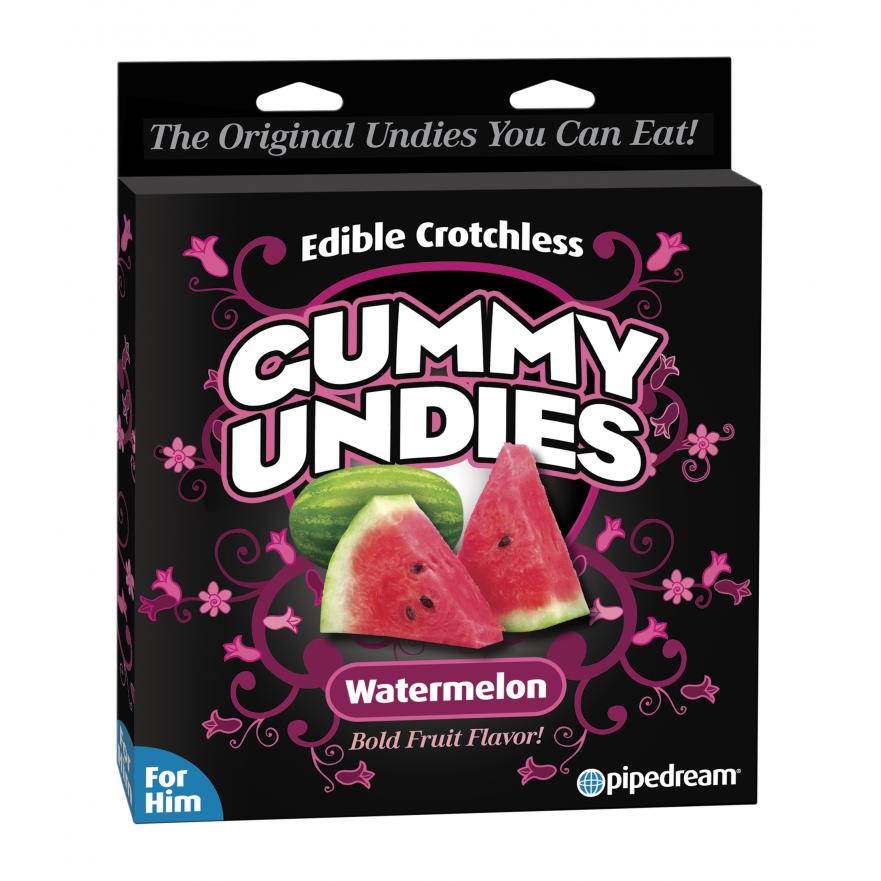 Pipedream Edible Gummy Undies For Him Watermelon Flavour PD7509-68 603912153132