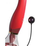Pipedream Fantasy for Her Her Ultimate Pleasure Licking Sucking Vibrating Toy 24Kt Limited Edition Red Gold PD4943 15 603912762334 Charge Detail