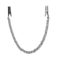 Pipedream Fetish Fantasy Series Nipple Chain Clamps Silver PD3607-26 603912133684