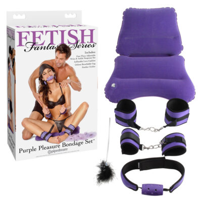 Pipedream Fetish Fantasy Series Purple Pleasure Bondage Set Purple PD3863 12 603912257908 Multiview