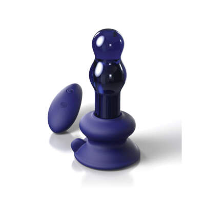 Pipedream Icicles No83 Wireless Remote Vibrating Glass Beaded Plug Purple PD2883 14 603912766257 Detail