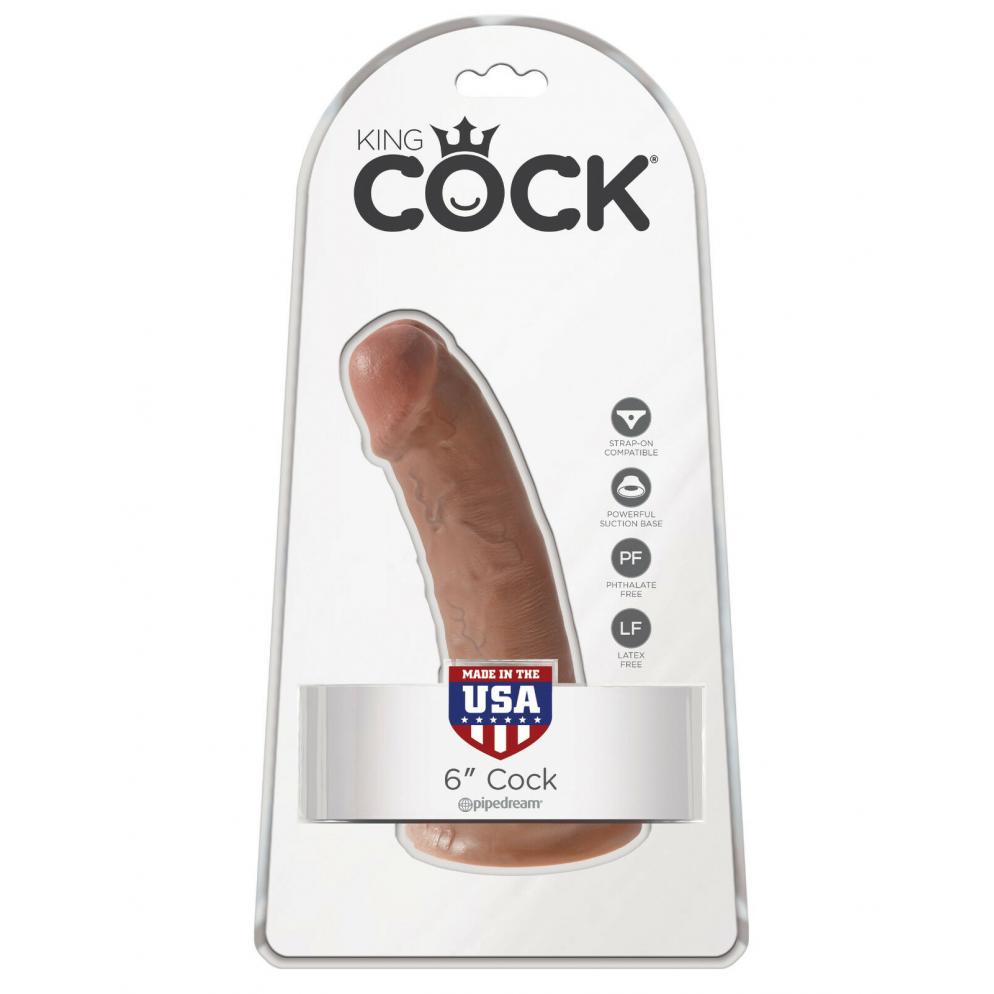 Pipedream King Cock 6 Inch Cock Tan Flesh PD5501-22 603912746303