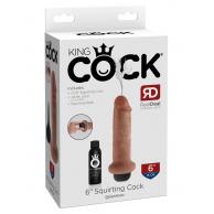 Pipedream King Cock 6 Inch Squirting Cock Tan Flesh PD5606 22 603912753332 Boxview