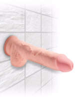 Pipedream King Cock Plus 10 inch Triple Density Fat Cock with Balls Light Flesh PD5722 21 603912762556 Wall Detail