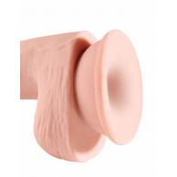 Pipedream King Cock Plus 5 inch Triple Density Cock with Balls Light Flesh pd5726 21 603912762679 Suction Detail