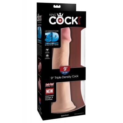 Pipedream King Cock Plus 9 inch Triple Density Cock Light Flesh PD5716 21 603912762495 Boxview