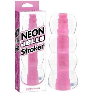Pipedream NEON Jelly Stroker Pink PD3115-11 603912299335