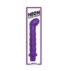 Pipedream Neon Ribbed G Spot Vibrator Purple PD1422 12 603912738445 Boxview