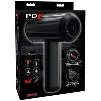 Pipedream PDX Hydrobator Male Stroker Black RD532 603912757354 Boxview