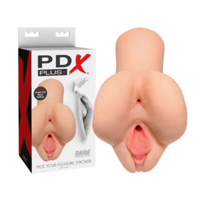 Pipedream PDX Plus Pick Your Pleasure Stroker Light Flesh RD608 21 603912764376 Multiview