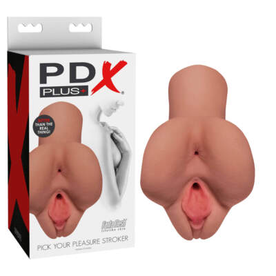 Pipedream PDX Plus Pick Your Pleasure Stroker Medium Tan Flesh rd609 22 603912764383 Multiview