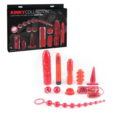 Pipedream Pipedream Extreme Kinky Collection Couples Sex Toy Kit Red RD147 603912308426 Multiview