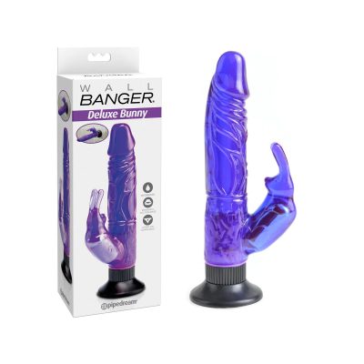 Pipedream Wall Banger Deluxe Bunny Vibrator Purple PD1654 12 603912218572 Multiview