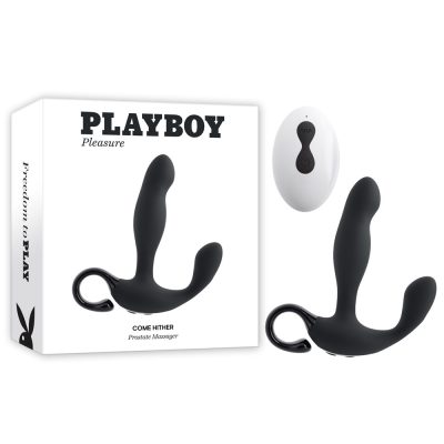 Playboy Pleasure Come Hither Wireless Remote Rocking Motion Vibrating Prostate Massager Black PB RS 2383 2 844477022383 Multiview