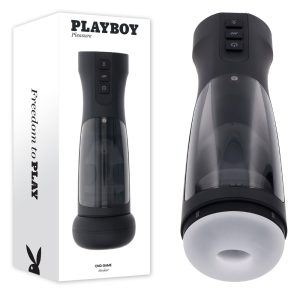 Playboy Pleasure End Game Auto Stroking Warming Vibrating Masturbator Black Frost PB RS 3229 2 Multiview