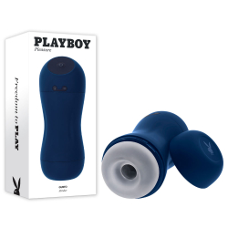 Playboy – “Gusto” Sucking & Vibrating Male Stroker (Blue)