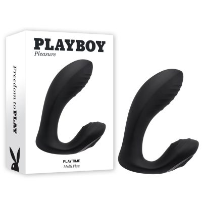 Playboy Pleasure Play Time G Spot P Spot Vibrator Black PB RS 4271 2 844477024271 Multiview