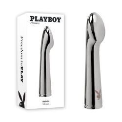 Playboy Pleasure – “Swoon” Metal Vibrator (Chrome)
