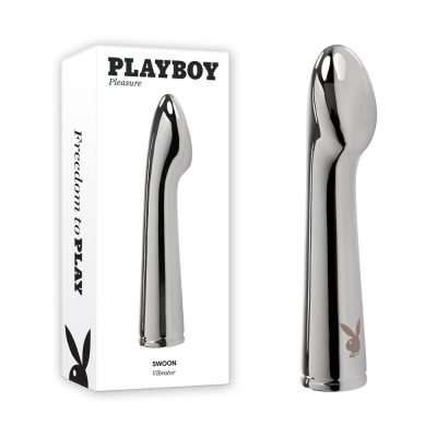 Playboy Pleasure Swoon Metal Vibrator Chrome PB RS 4301 2 844477024301 Multiview