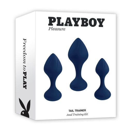 Playboy Pleasure Tail Trainer 3 pc Anal Training Kit Blue PB BP 2307 2 844477022307 Multiview