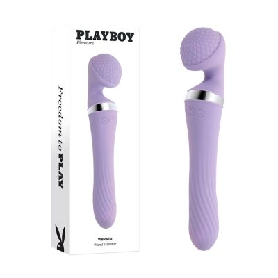 Playboy Pleasure Vibrato Wand Massager Vibrator Combo Purple PB RS 3656 2 844477023656 Multiview