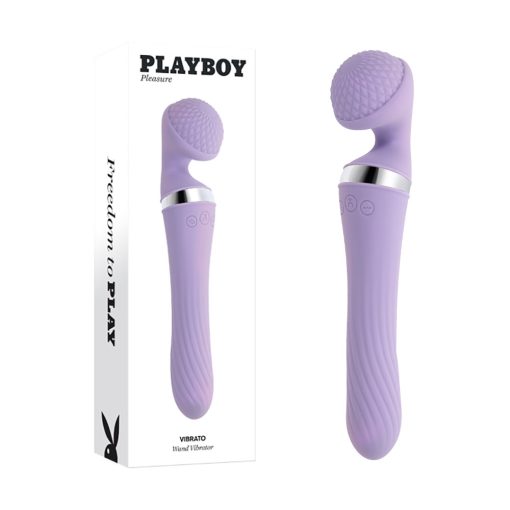 Playboy Pleasure Vibrato Wand Massager Vibrator Combo Purple PB RS 3656 2 844477023656 Multiview