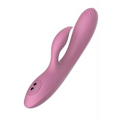 Playful Soft Cherish Soft Silicone Rechargeable Rabbit Vibrator Pink OD-8379RV-PK 6925301805601